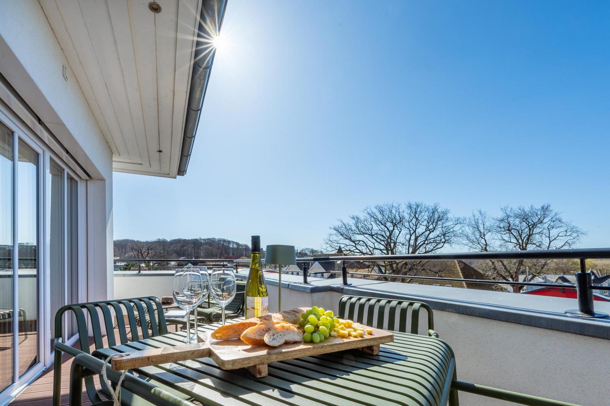 Villa Lindholm Wohnung 5 Penthouse Binz Buitenkant foto